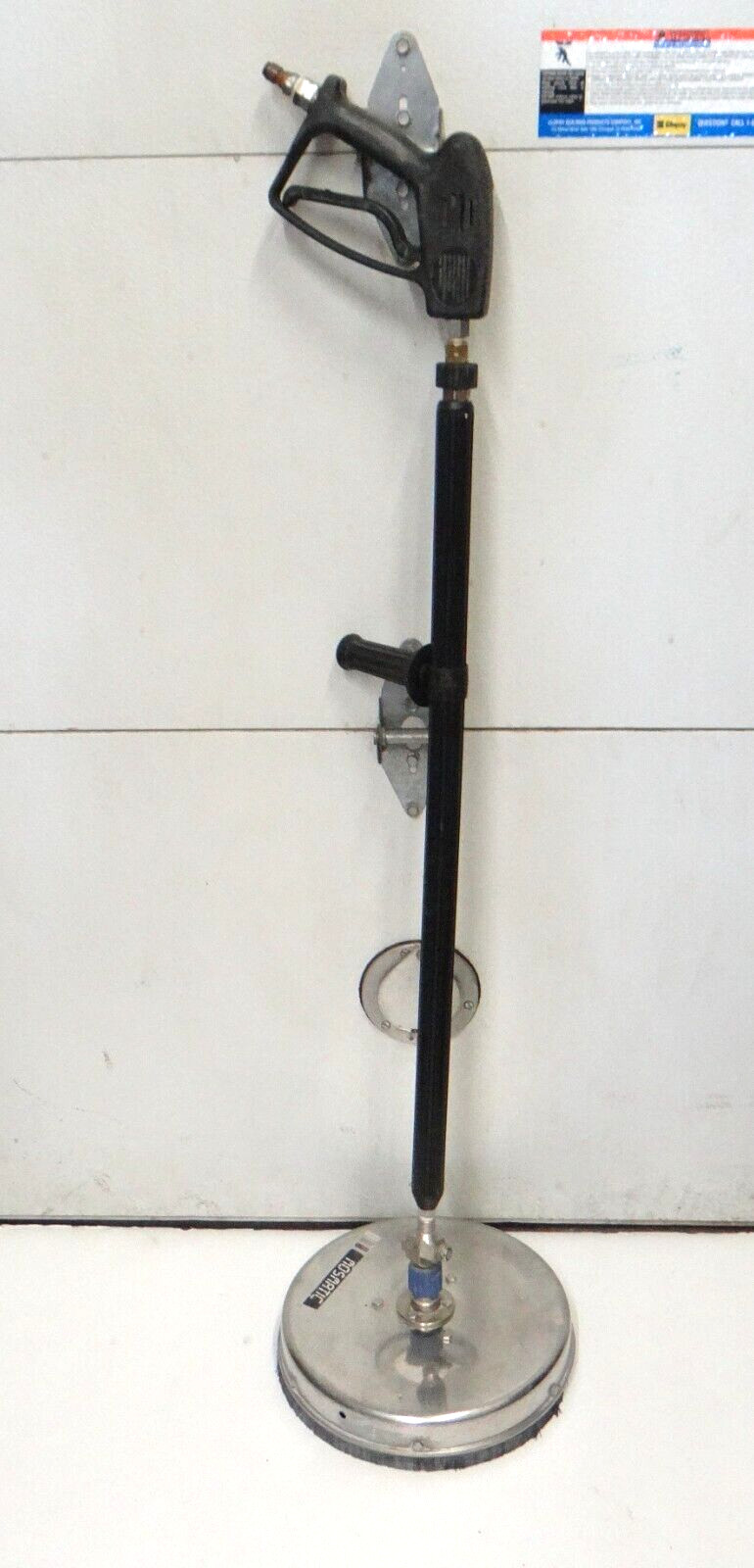 Mosmatic 12″ Rotary Surface Cleaner With Handle–TESTED