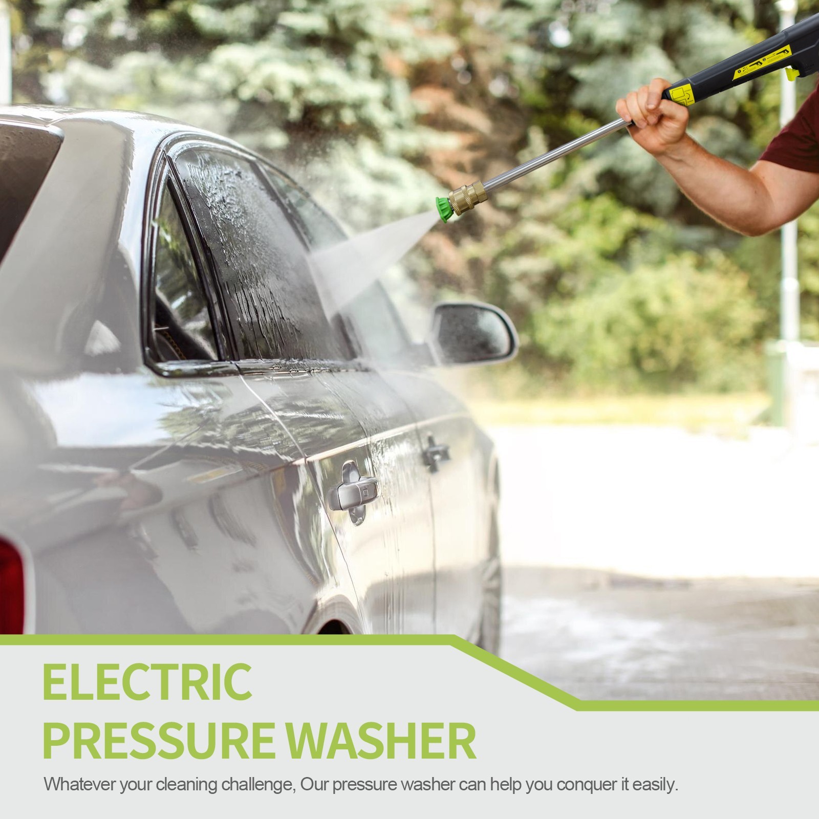 4200PSI 2.5GPM Electric Pressure Washer Portable Electric Power Cleaner Machine