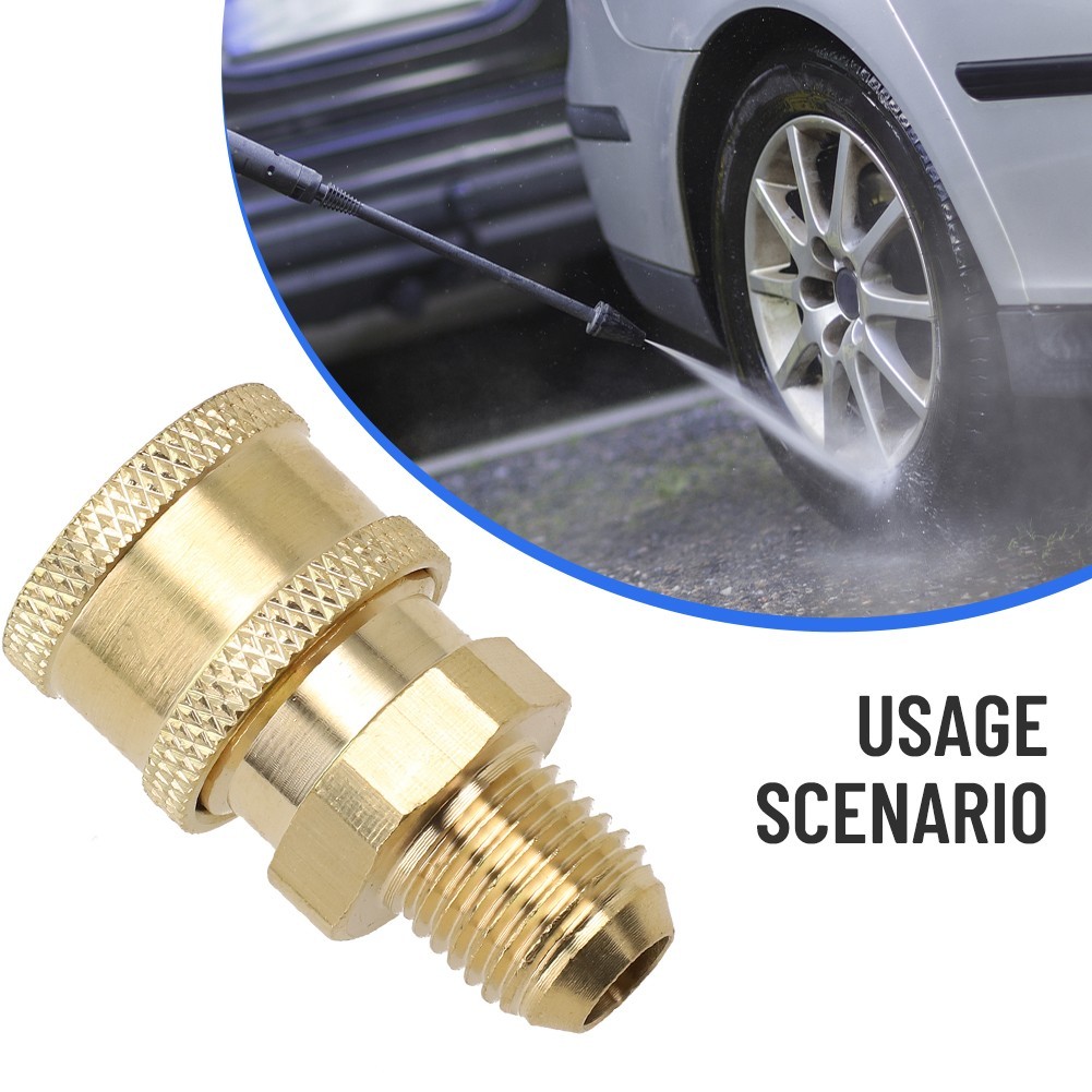 Quick Connect Adapter for M14x1.5 M16x2 M18x1.5 M22x1.5 Pressure Washer