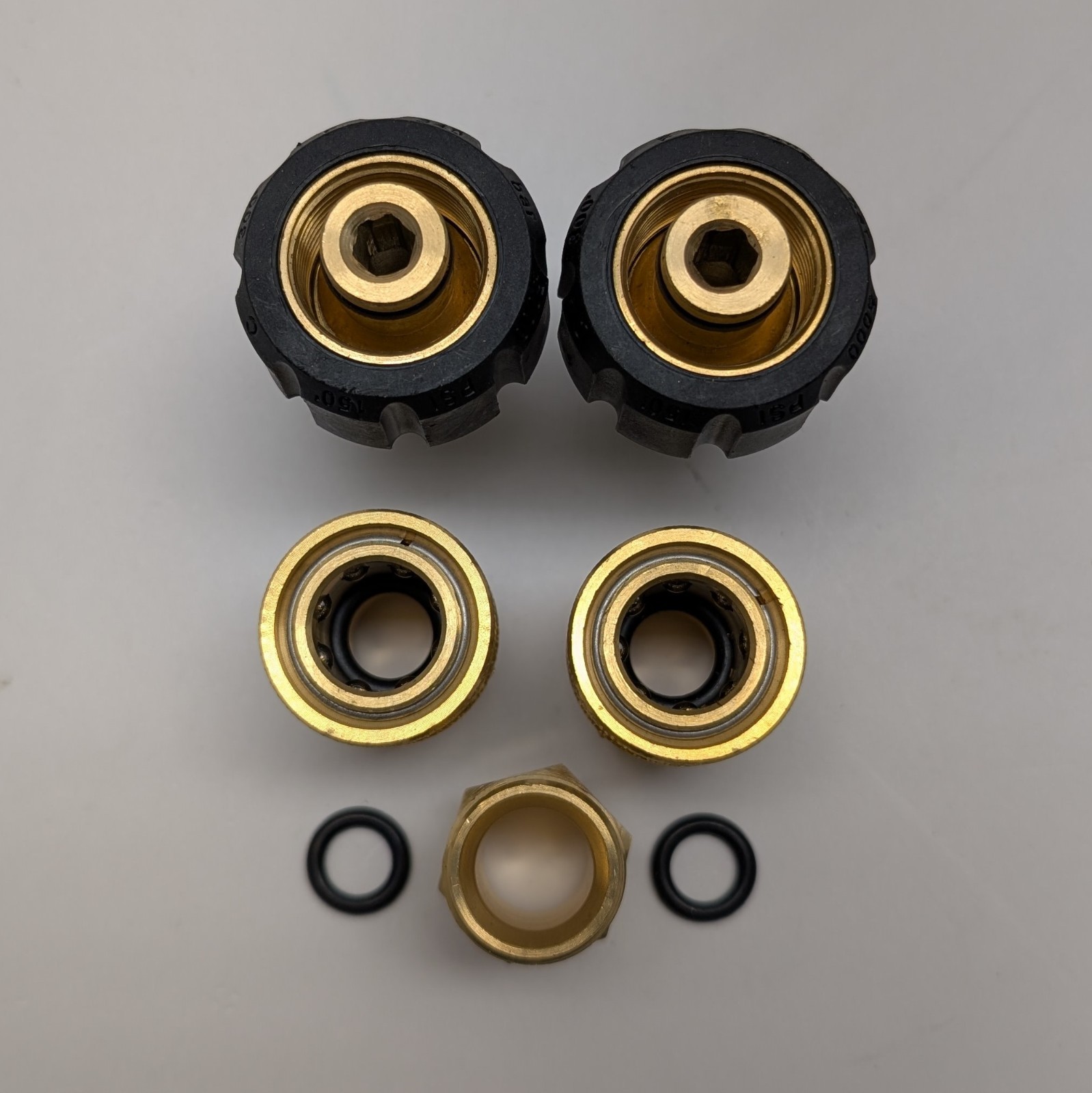 RIDGE WASHER Pressure Washer Hose 50 FT, 1/4 Inch for Most with M22 14mm Fitting