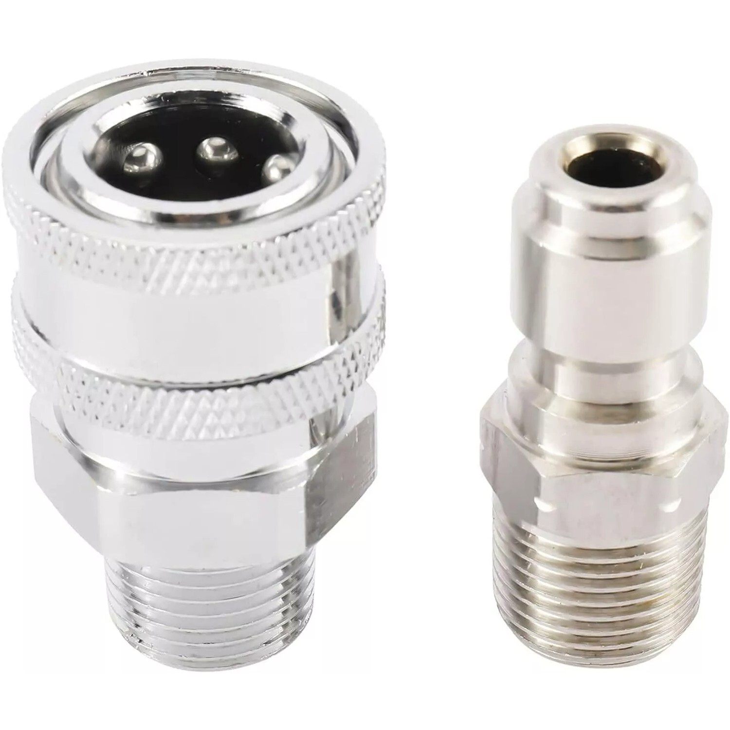 4350 PSI High Pressure Washer Ball Valve Kit with Adapters 3/8″ Quick Disconnect