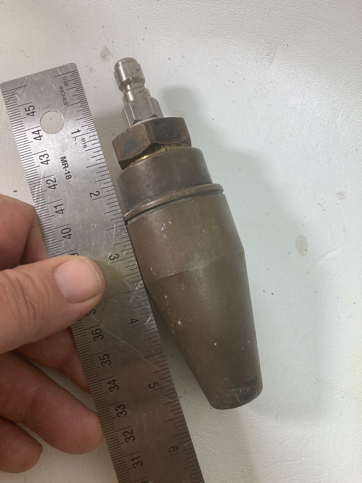 Industrial Commercial￼ ￼grade pressure washer nozzle brass.￼ Used