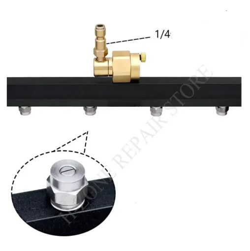 High Pressure Washer Water Broom for Pressure Power Washer Sidewalk Under Car