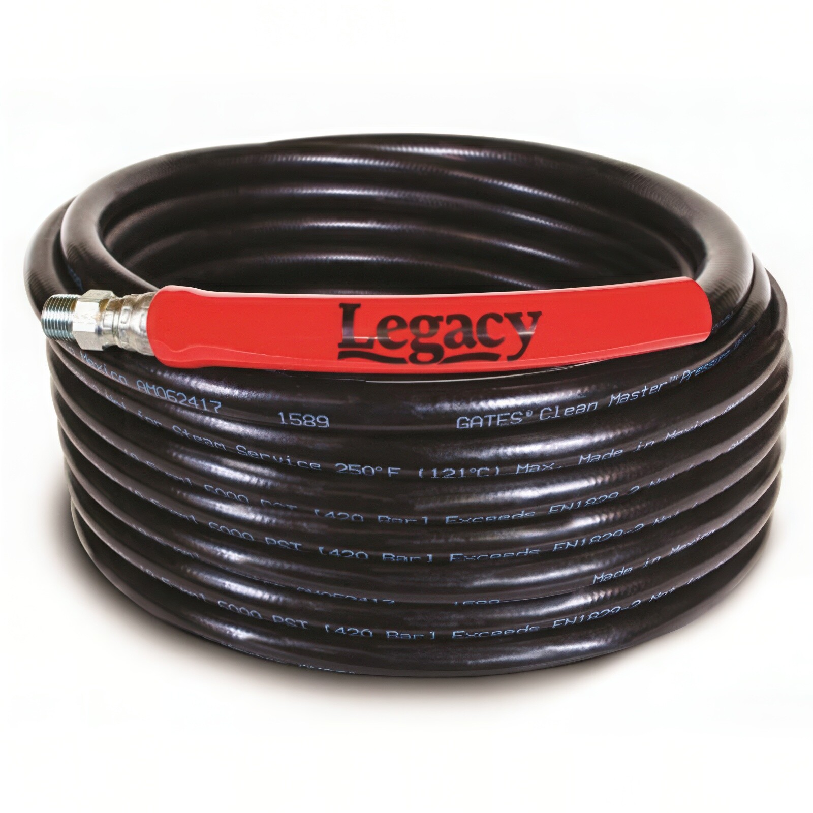 Legacy Pressure Washer Hose, 100 ft. x 1/2″, 5000 PSI 2-Wire, SWxSO