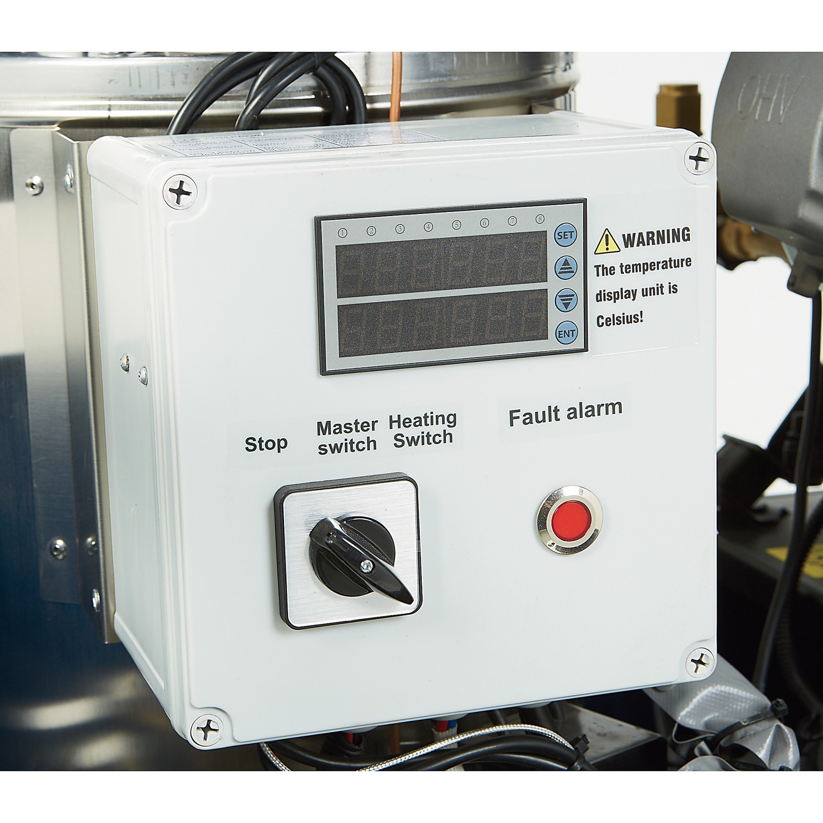 Powerhorse Gas Hot Water Pressure Washer with Diesel Heater, 4000 PSI, 4 GPM,