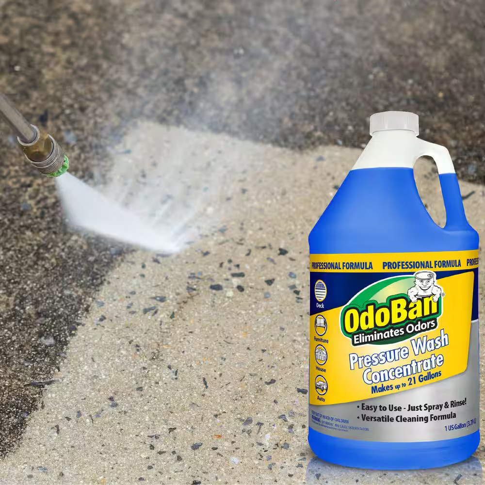 1 Gal Pressure Washer Soap Concentrate Cleaner for Driveway & Siding