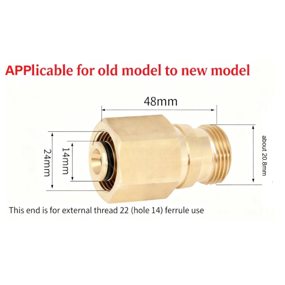 Quick Connect Adapter Outdoor Cleaning Easy Installation Seamless Connection