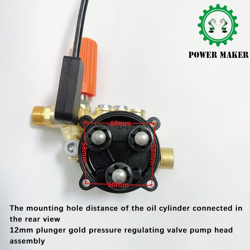 High-Pressure Cleaning Machine Pump Head Car Washing Machine Pump 220v Household