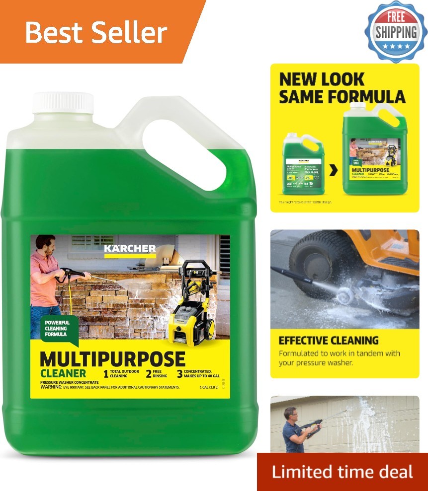 Fresh Scent Kärcher Pressure Washer Detergent – Removes Dirt from Any Surface