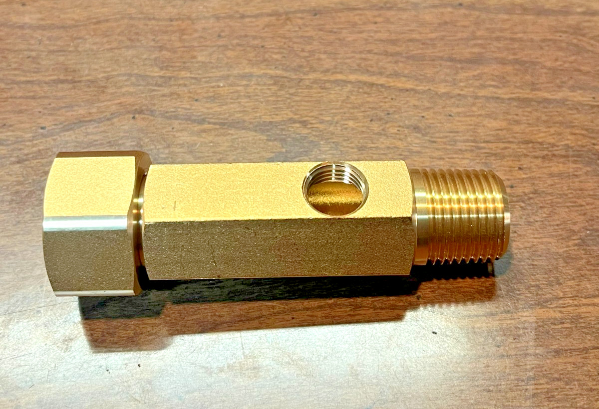 Pressure Washer Inlet Filter 3/4″ Garden Hose 1/2″ NPT Screen 1/4″ Bypass Brass