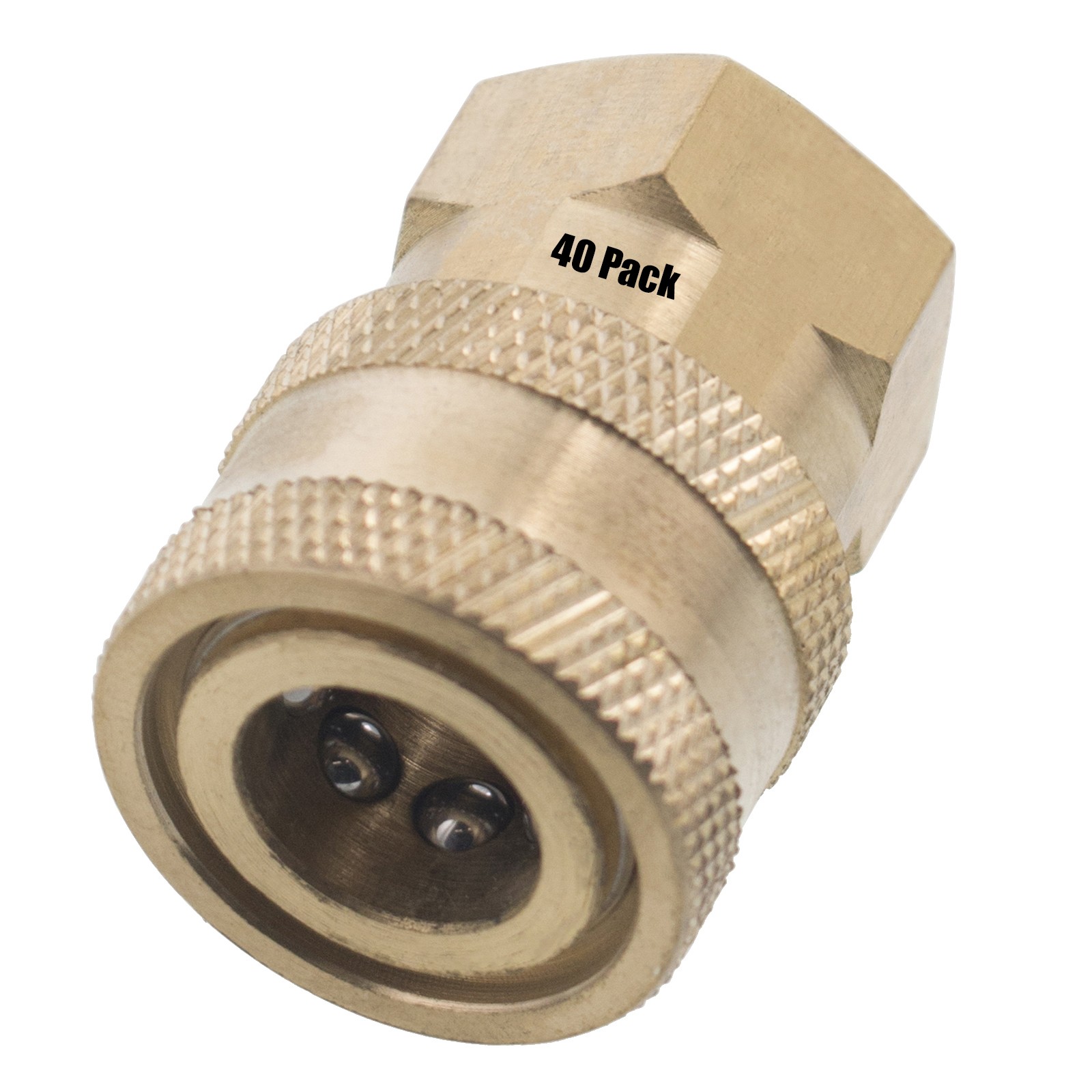 (40) 1/4″ FPT Female Brass Socket Quick Connect Coupler Pressure Washer Nozzle