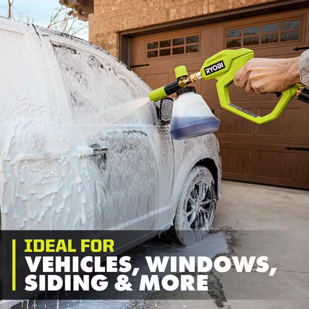 1800 PSI 1.2 GPM Cold Water Corded Electric Pressure Washer with Premium Foam Bl