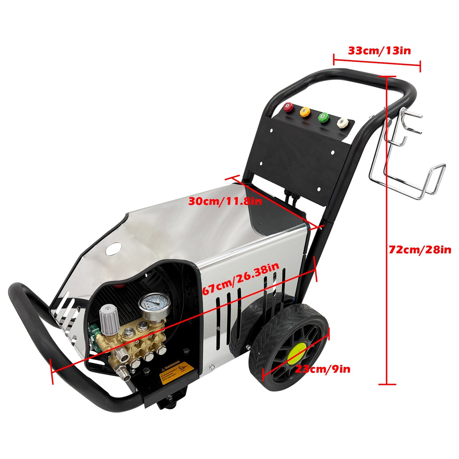 180Bar 110V Pressure Electric Ultra-High Pressure Cleaner Cleaner 4 Nozzles