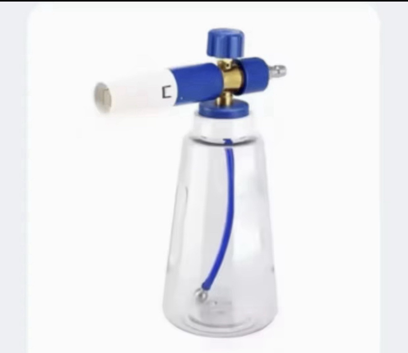 MJJC Like Foam Cannon with 1/4″ Quick Connect , Swivel . BRASS. ADAMS MEGA FOAM