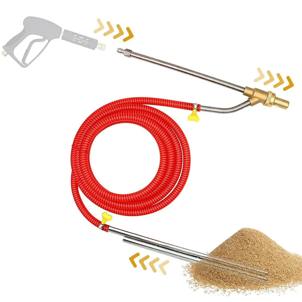 Sand Blaster Wet High Pressure Washer Gun Sandblasting Water Gun Washing Clean