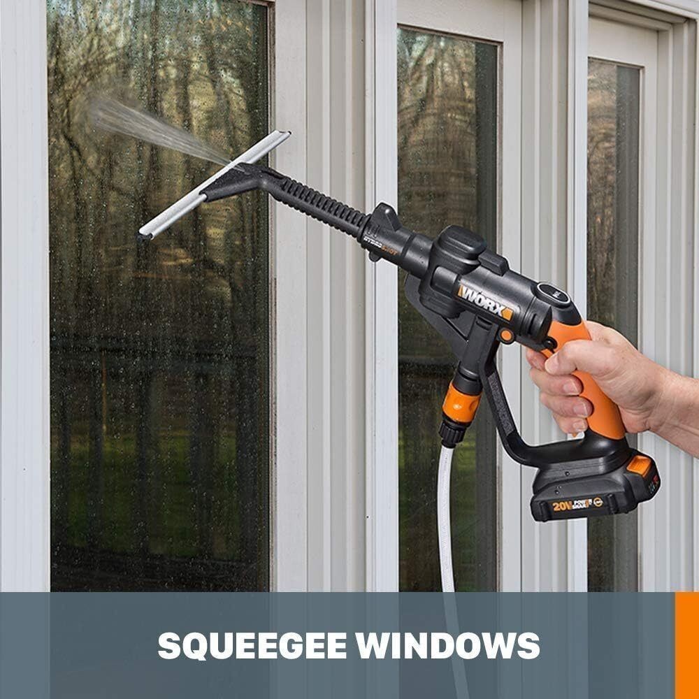 Deluxe Cleaning Accessory Kit W/ Powered Rotary Brush Patios Windows Outdoor New
