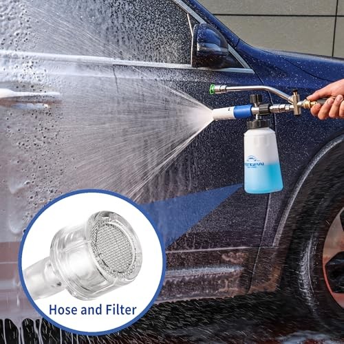 Foam Cannon for Pressure Washer with Dual Connector White FoamCannon Kits