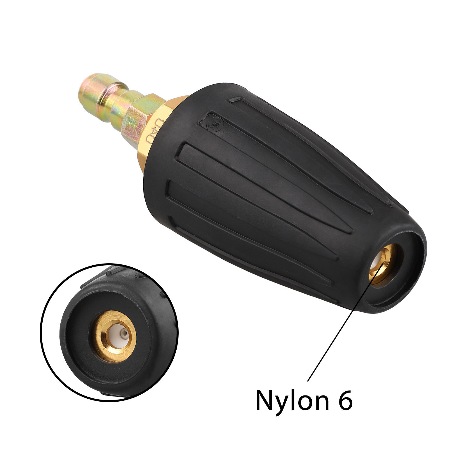 1/4″ High Pressure Pressure Washer 3000 PSI Turbo Spray Nozzle Rotating 4.0 GPM