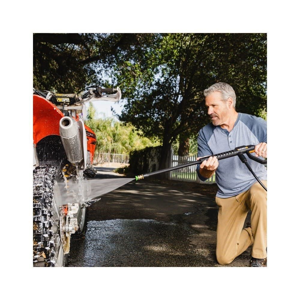 Worx 1900 Psi 1.2 Gpm Electric Cold Water Pressure Washer With 4 Spray Nozzles