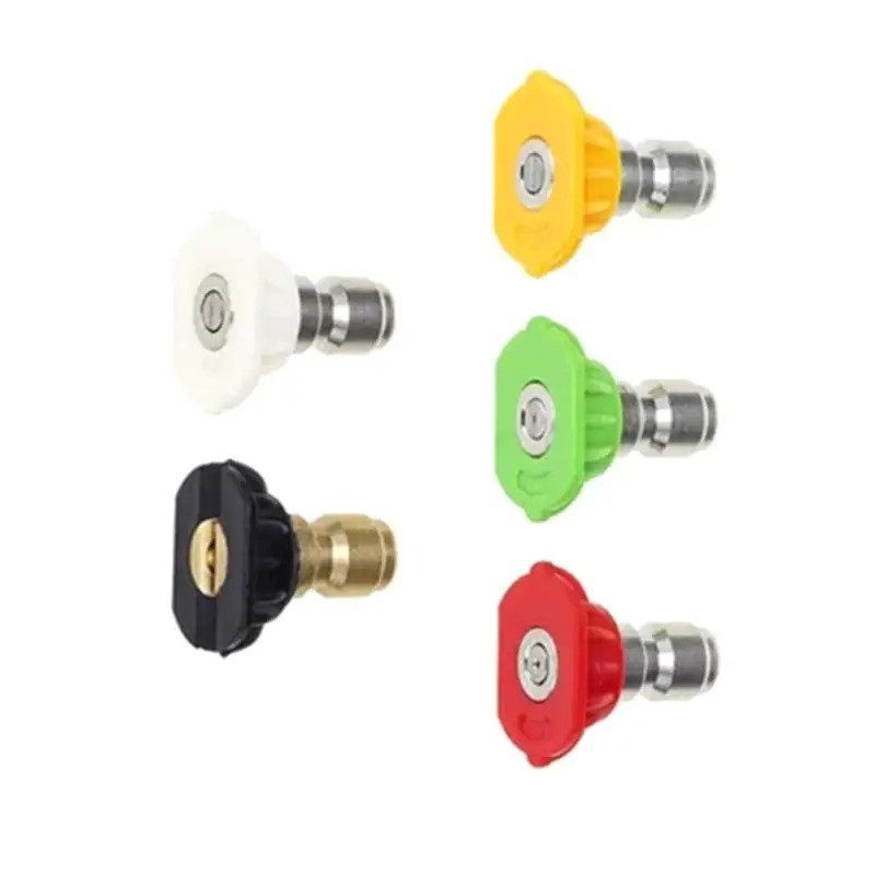 1/4″ High Pressure Washer Gun 4000 PSI Car Wash Foam Spray Short Wand w/5 Nozzle
