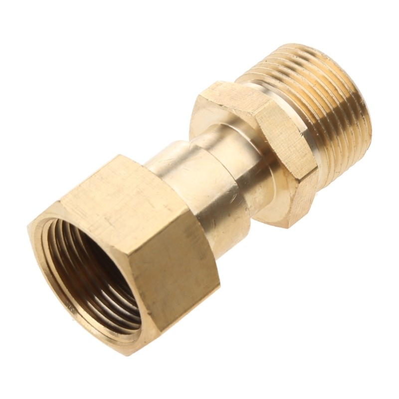 Industrial High Pressure Washer Rotating Joint Connector M22 360 Degree Rotation
