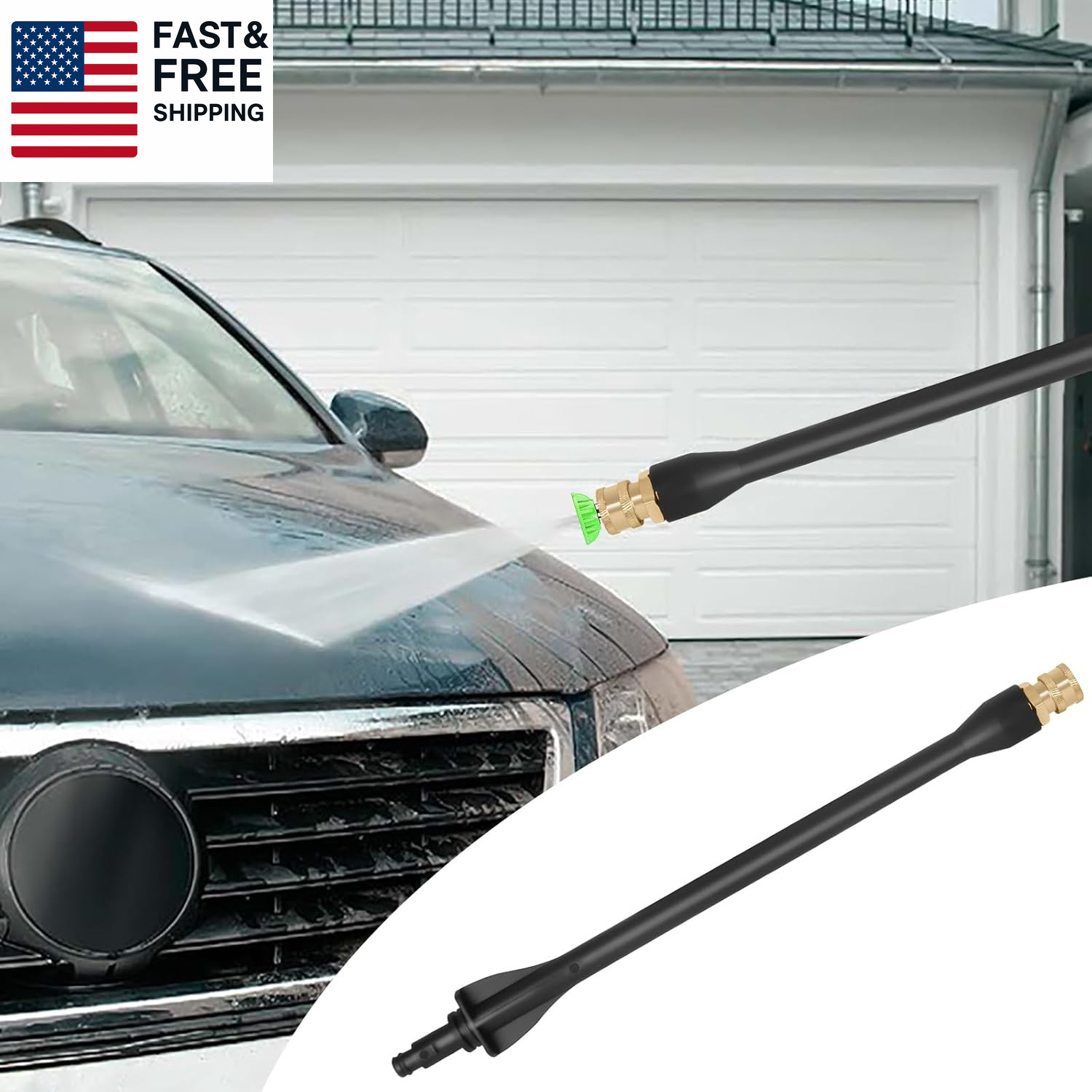 Pressure Washer Wand 308494075 for Ryobi, Portland, Husky Pressure Washer Gun, 2