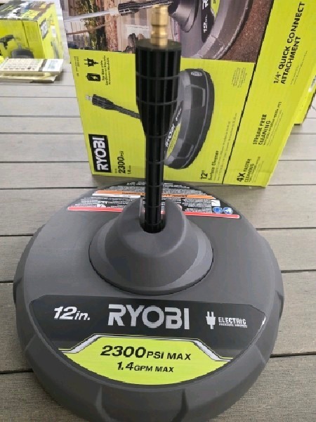 RYOBI 12 in. 2,300 PSI Electric Pressure Washers Surface Cleaner-RY31012
