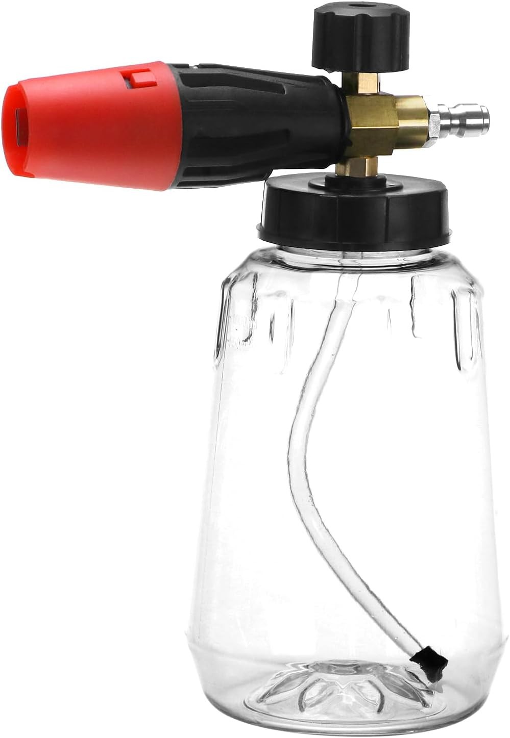 1/4” Pressure Washer Foam Cannon with Dual-Connector Double Tip Attachment US