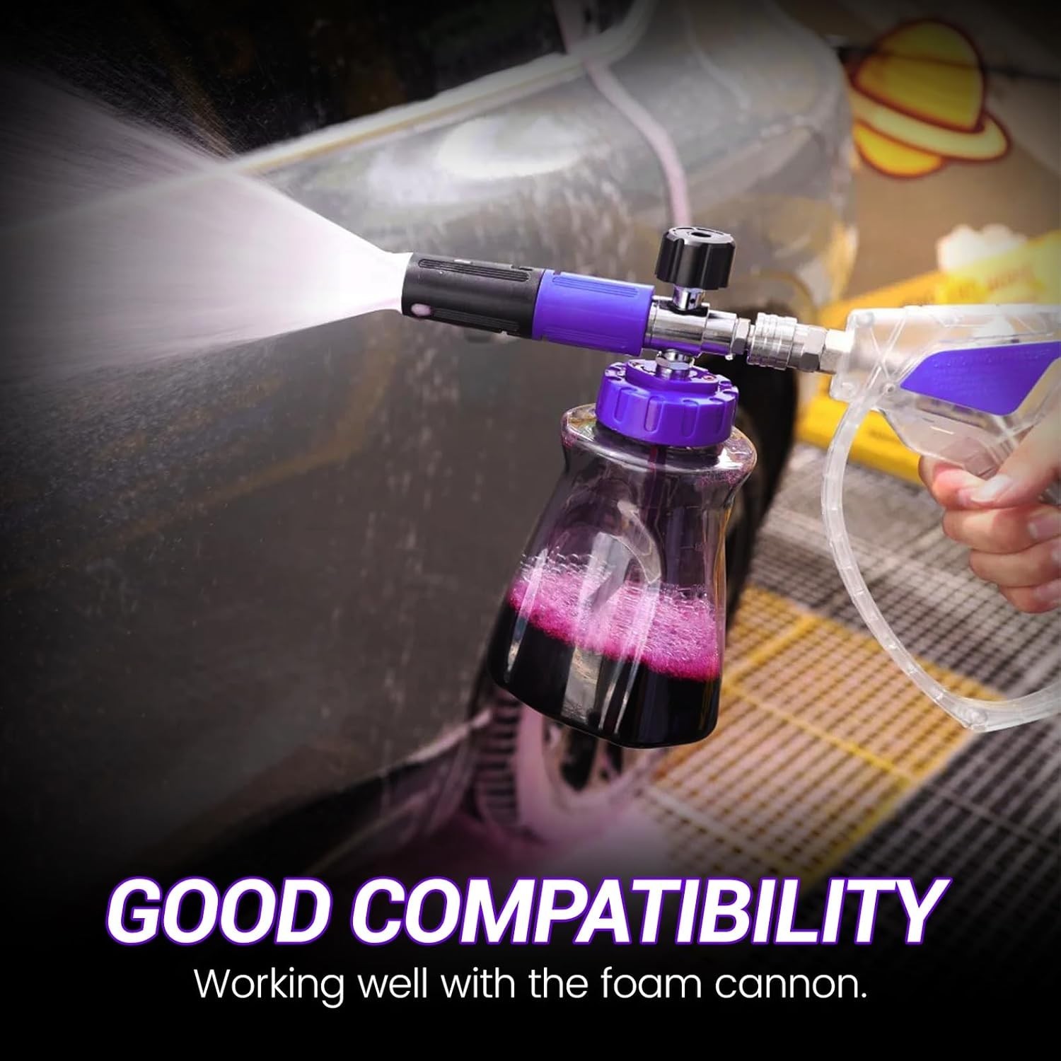 Short Pressure Washer Gun, Swivel Power Washer Gun 4060 PSI, Stubby Pressure