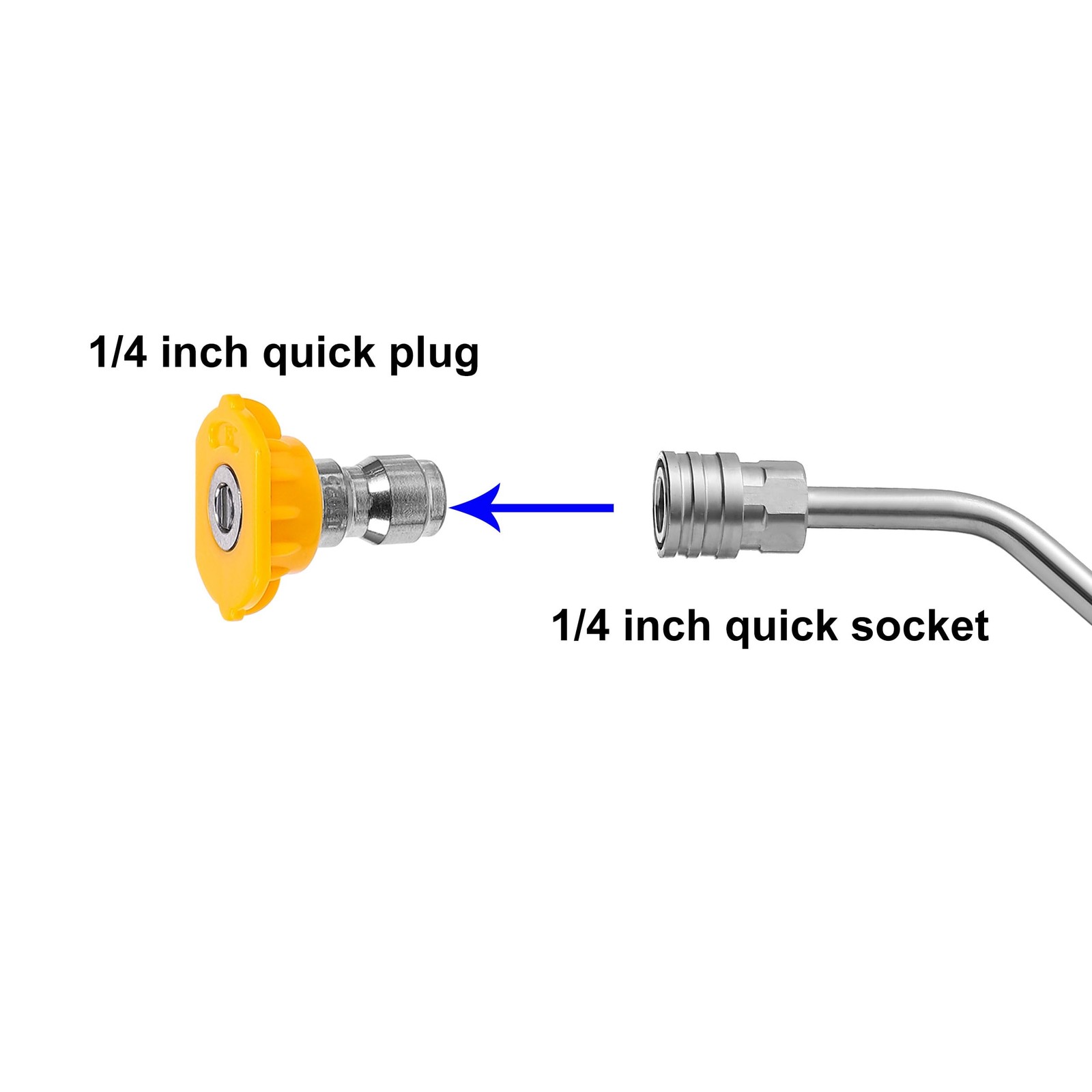 15 Inch Gutter Cleaner Attachment 45 Degree Extension Wand for Pressure Washer