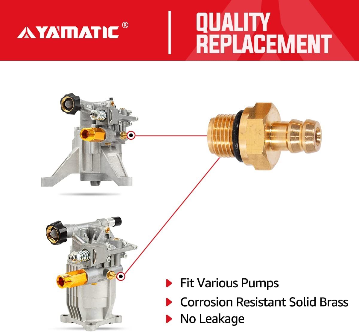 For Briggs Stratton, Homelite, Ryobi -Pressure Washer Chemical Soap Injector Kit