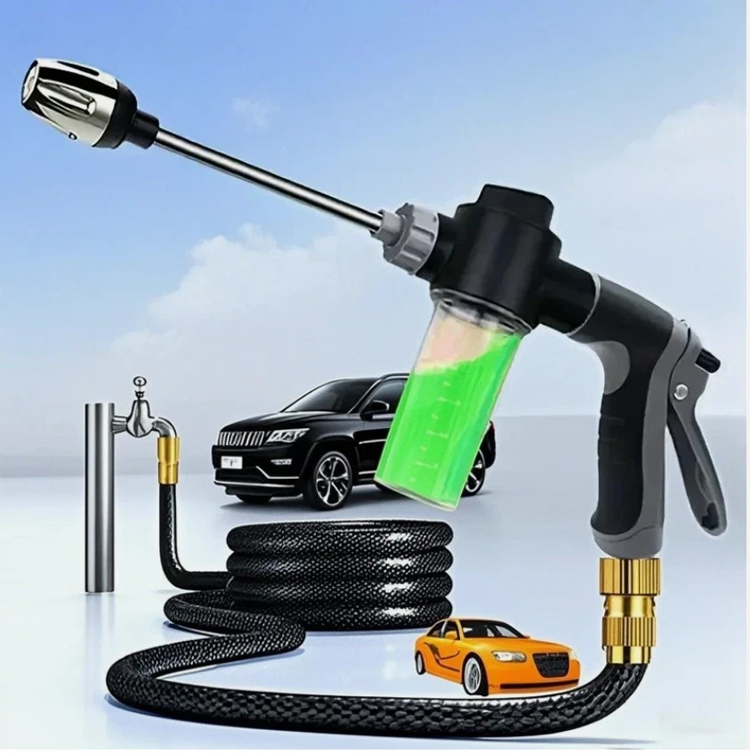 Car Snow Foam Washer Gun High Pressure Garden Wash Cleaning Soap Bottle Sprayer