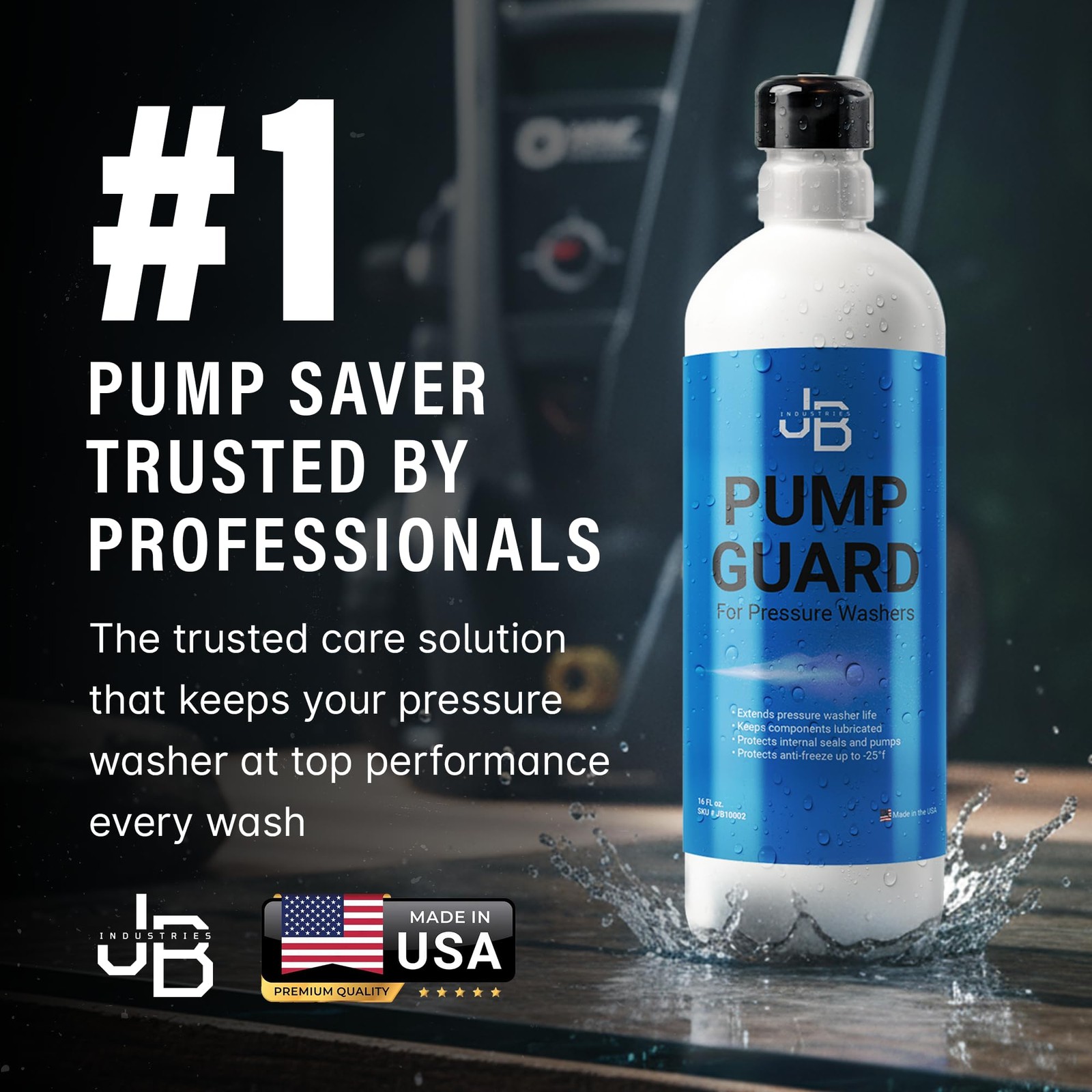 Pump Guard 16 oz Antifreeze & Lubricant – Pressure Washer Pump Saver Winteriz…
