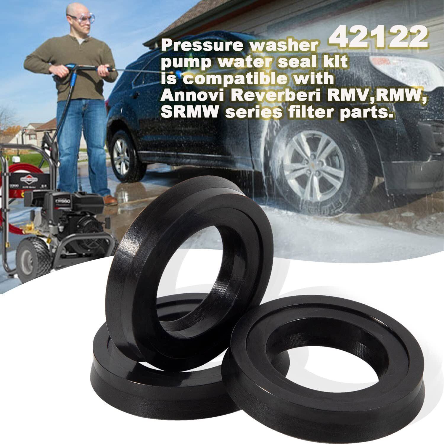 42122 High Pressure Washer Pump Water Seal Kit for Annovi Reverberi Rmv,Rmw,Srmw