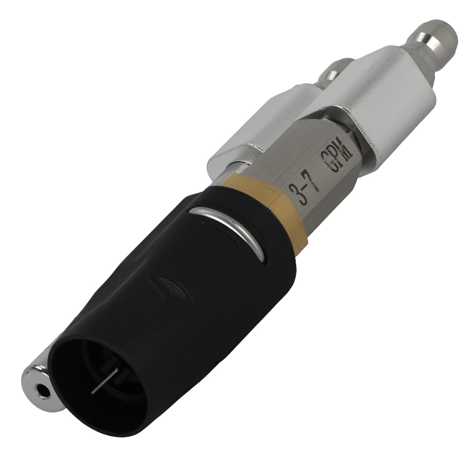 1* 6000 PSI Brass Soft Wash Nozzle 2-in-1 for Pressure Washer 0-60° Adjustable