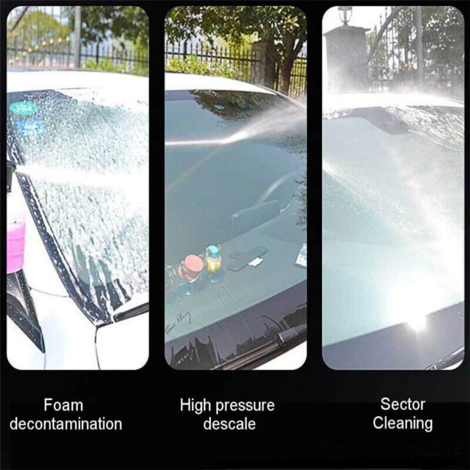 Cordless Electric High Pressure Water Spray Car Gun Portable Washer Cleaner Yard