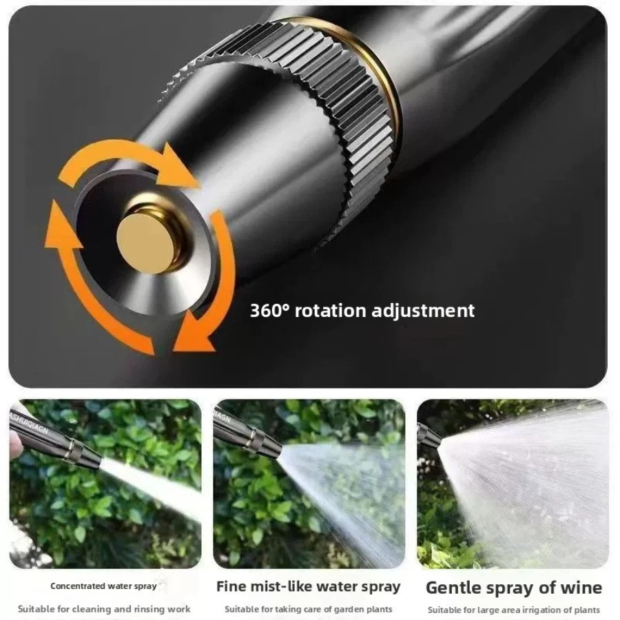 2026 New Jet Nozzle Home high-Pressure car wash Water Gun with Booster Nozzle 2x