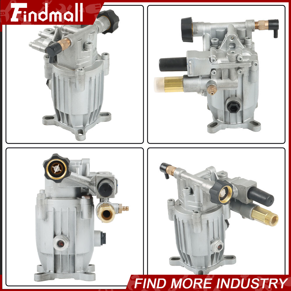 Pressure Washer Pump Horizontal 3/4″Shaft – MAX 3000 PSI 2.5 GPM Oil Sealed