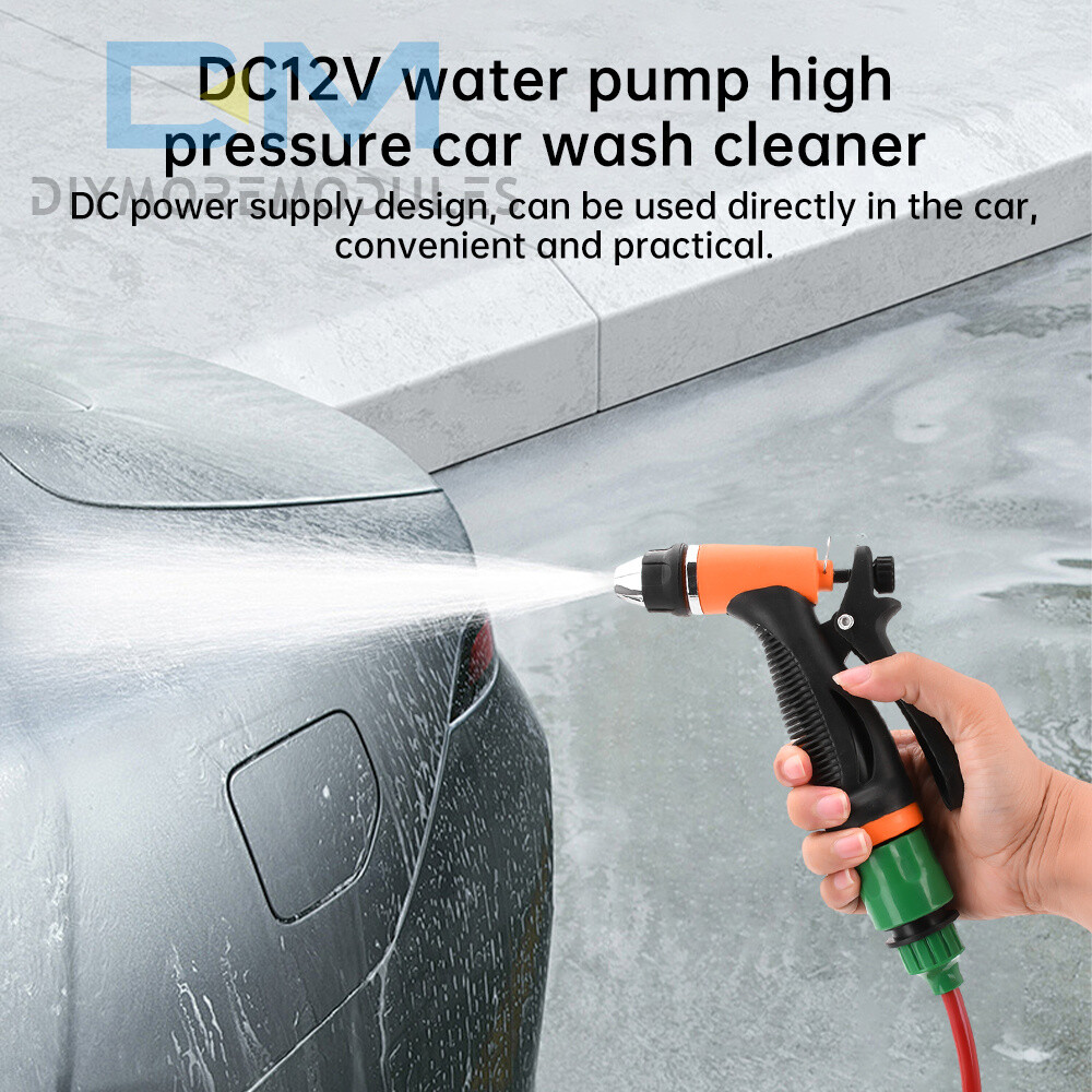 DC12V Portable Car High Pressure Washer Water Wash Cleaner Pump Kit Self-Priming