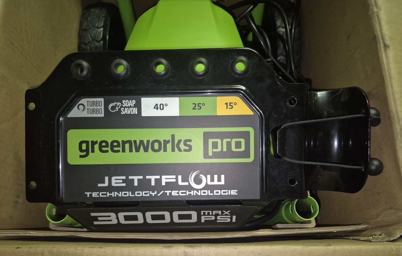 GREENWORKS ELECTRIC PRESSURE WASHER GPW3001 – LIGHTLY USED?