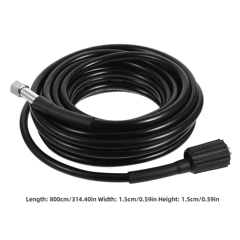 8M High Pressure Washer Hose Bar 160 Bar M22 for Cold Washer