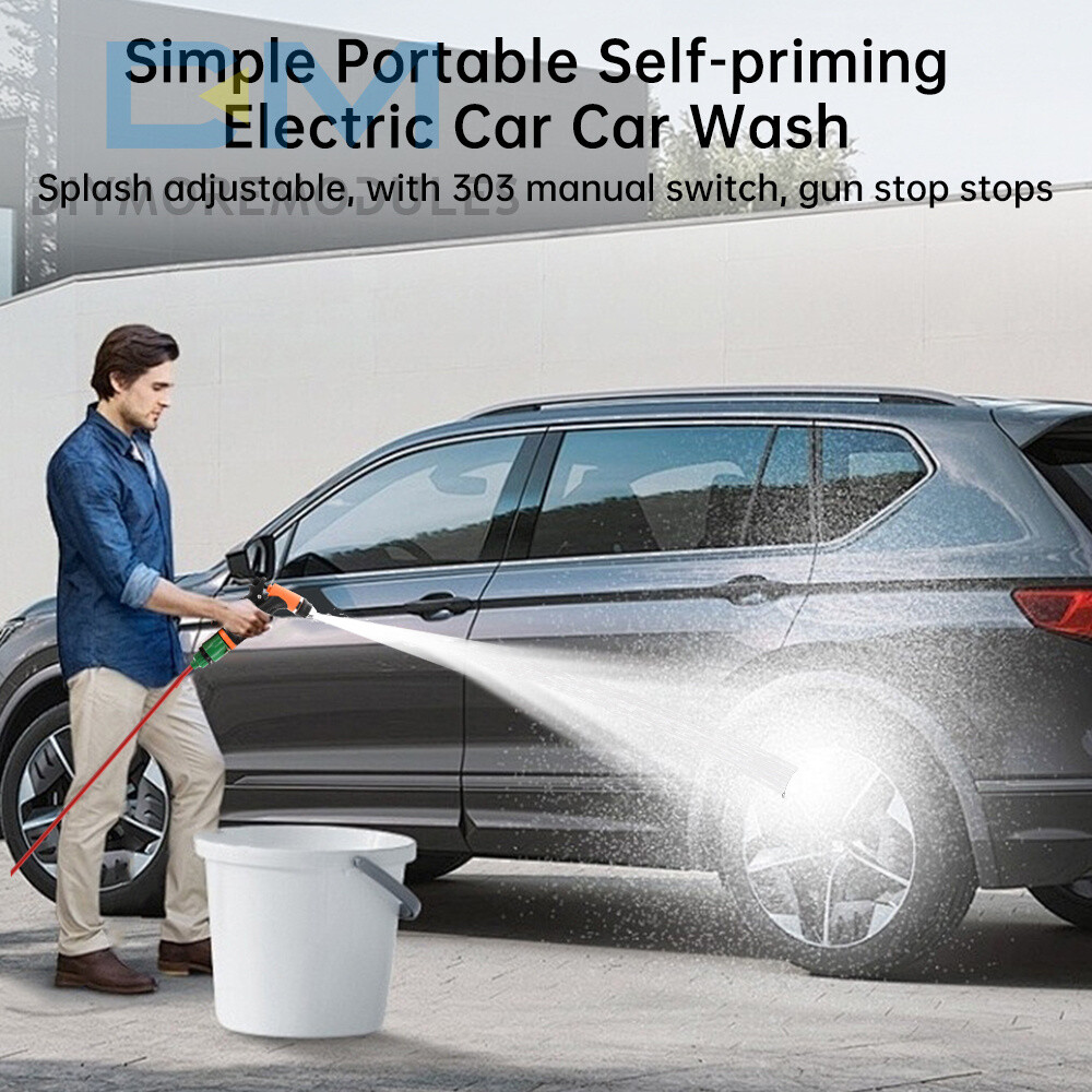 DC12V Portable Car High Pressure Washer Water Wash Cleaner Pump Kit Self-Priming