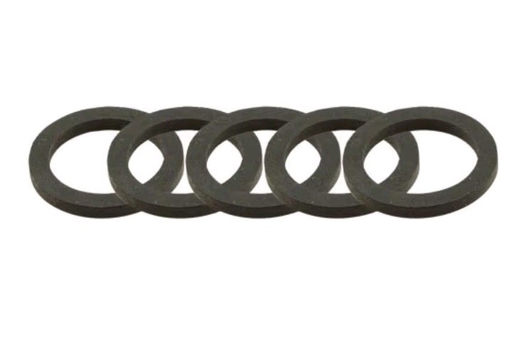 5 PCS 1-1/2 inch NH NST Fire Nozzle Replacement Rubber Gasket Washer Set