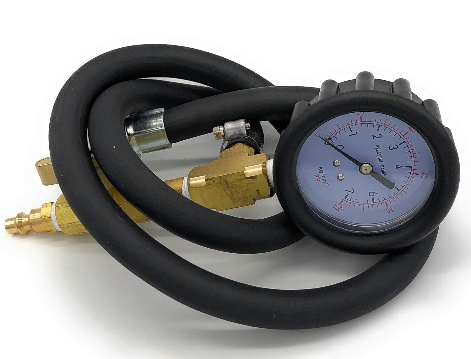 NEW In-Line Water Pressure Test Gauge Kit for Plumbing & Home Water Systems