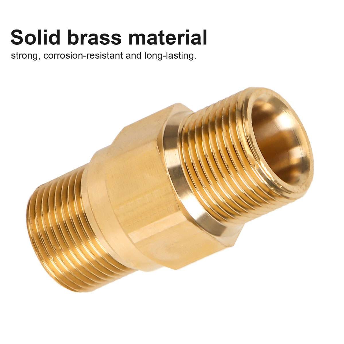 M22-14mm Quick Connect Hose Adapter 5000PSI Pressure Washer Connector Fitting