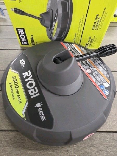 RYOBI 12 in. 2,300 PSI Electric Pressure Washers Surface Cleaner-RY31012