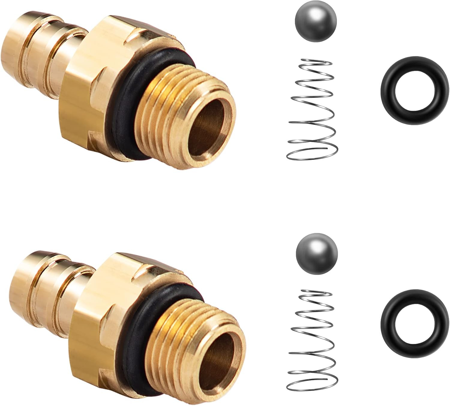 Raincovo Chemical Injector Kit, Soap Injector for Pressure Washer, 1/8 Inch 27 M