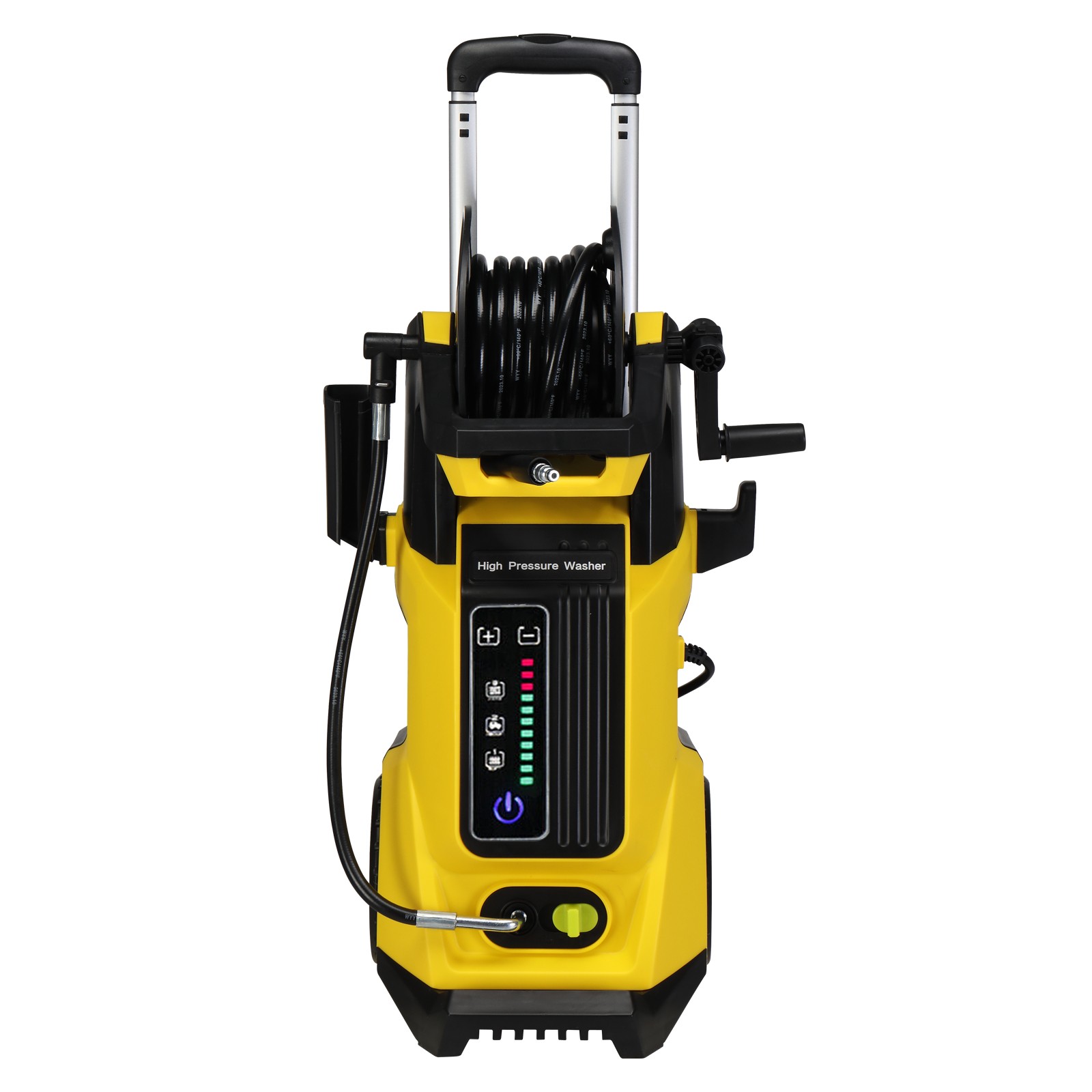 Portable 3800PSI Electric Pressure Washer w/ Touch Screen Adjustment Pressure US