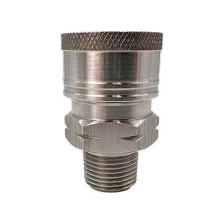 A.R. North America Al-Qc3/8Mbss Quick-Connect Coupler, Ss, Max 4, 000 Psi