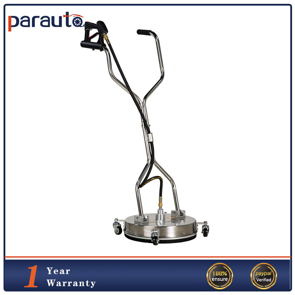 16.5″ Pressure Washer Surface Cleaner Max.4000PSI Dual Handle w/4 Spinner Wheels